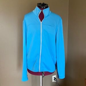 Alo Blue ZIP Up Track Jacket (Size S)